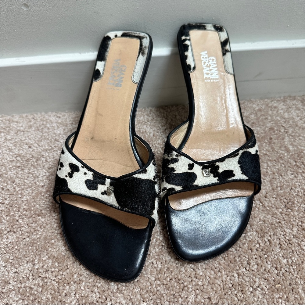 Versace Calf Hair Sandals